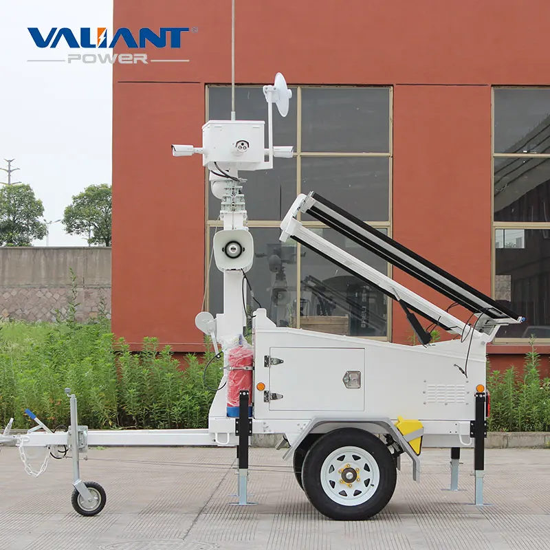 Solar Surveillance Trailer Ideal for Mining Camps