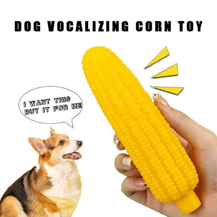 pet chewing toy Novelty Toy Stress Relief Soft Scented Simulation Corns Squeeze Toys
