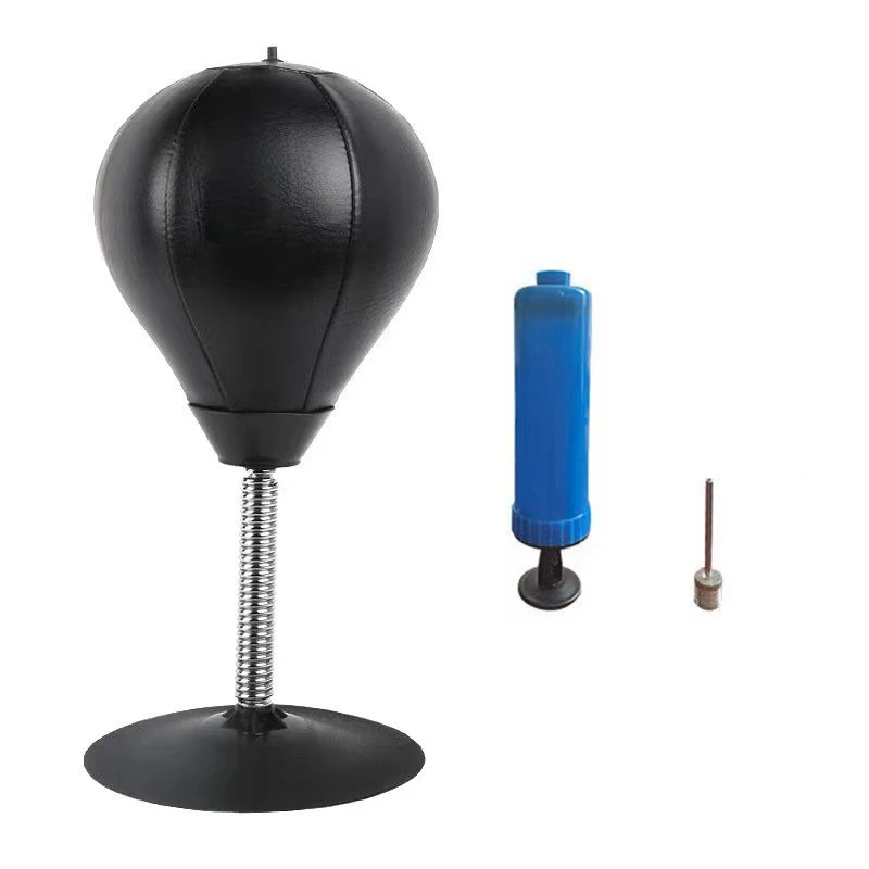 SANFAN High Quality Desktop Punching Ball Pu Anti Stress Punch Ball Desktop Punching Bag