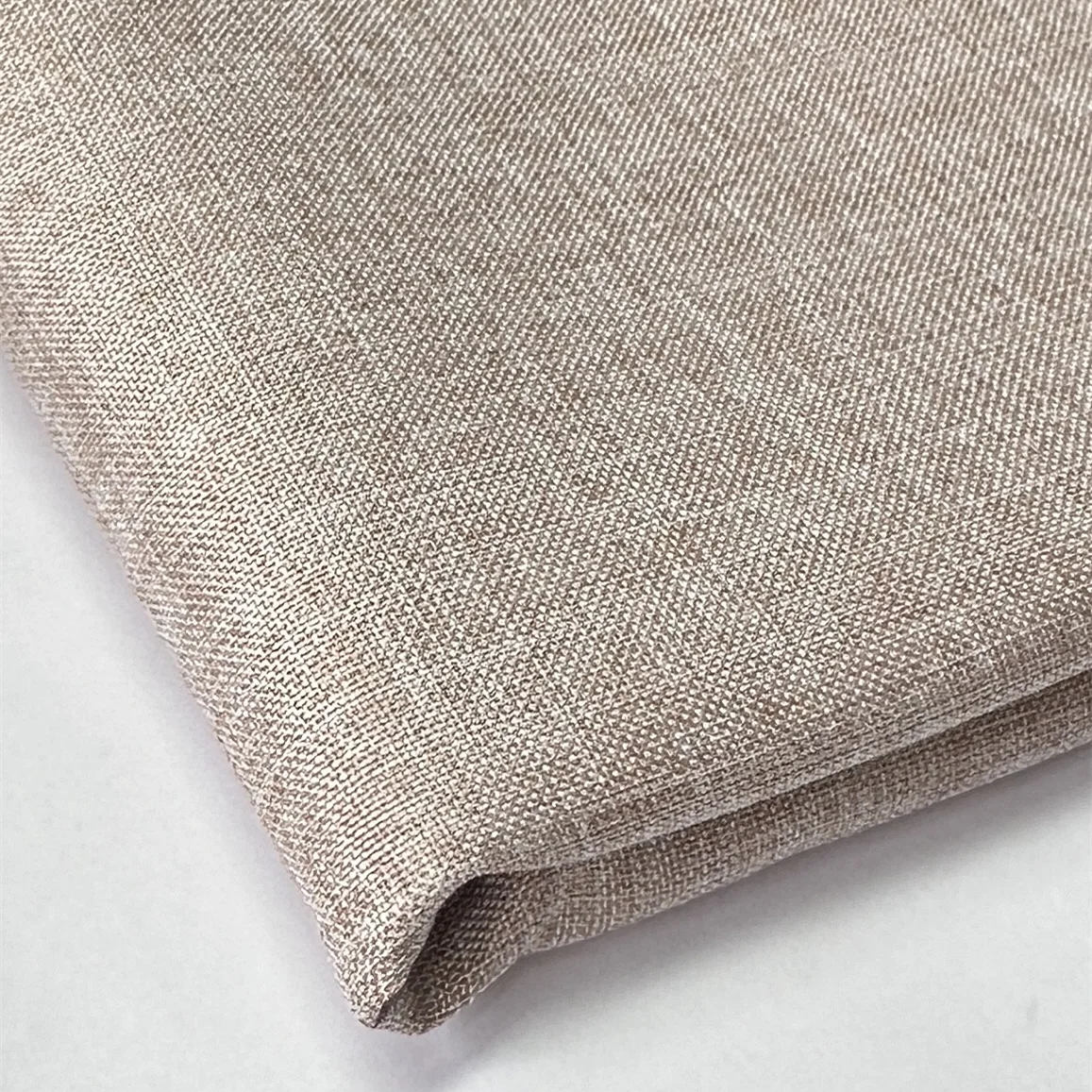 High-quality custom decorative Imitated linen fabric 100% polyester Imitated linen fabric