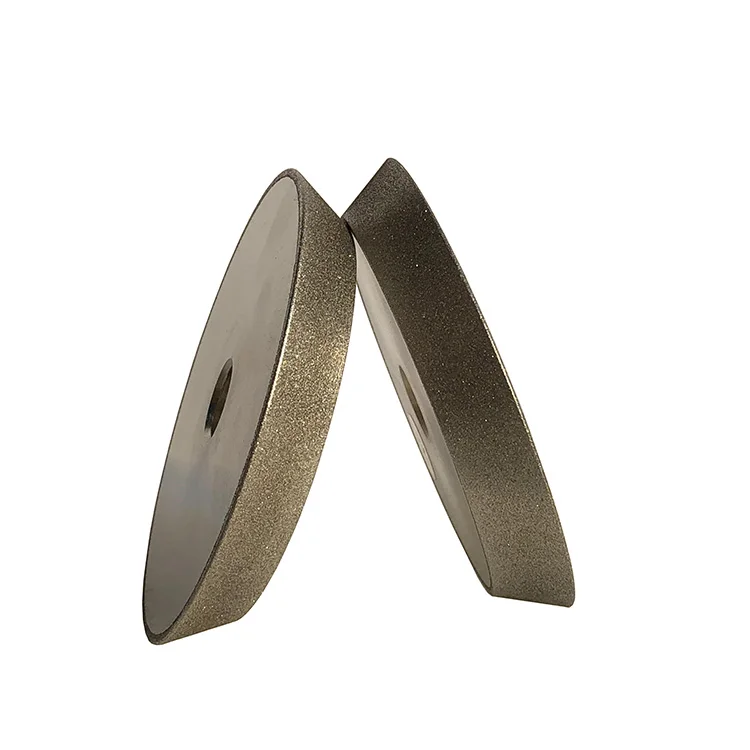 Electroplated cbn flat wheel dresser 1v1 diamond grinding wheel for wood working tool