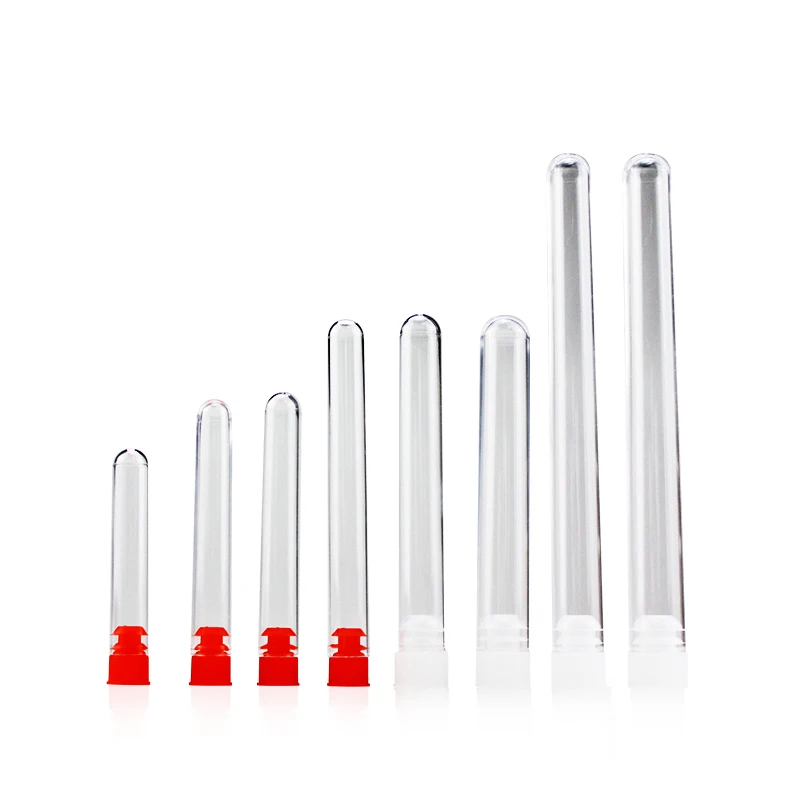 Factory direct sale 12*60mm plastic sealed test tube free test tube