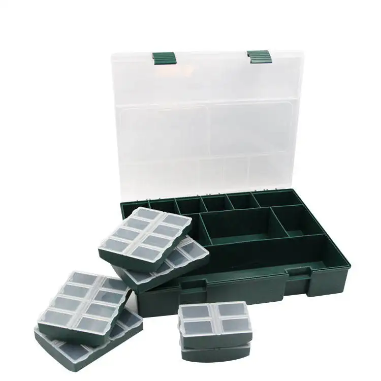 Selco high quality multi-function carp fishing tackle box with 6 small boxes carp box
