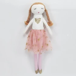 new Linda doll cuddle toy kids comforter toy sweet long leg girl doll sleeping mate angel fairy toy