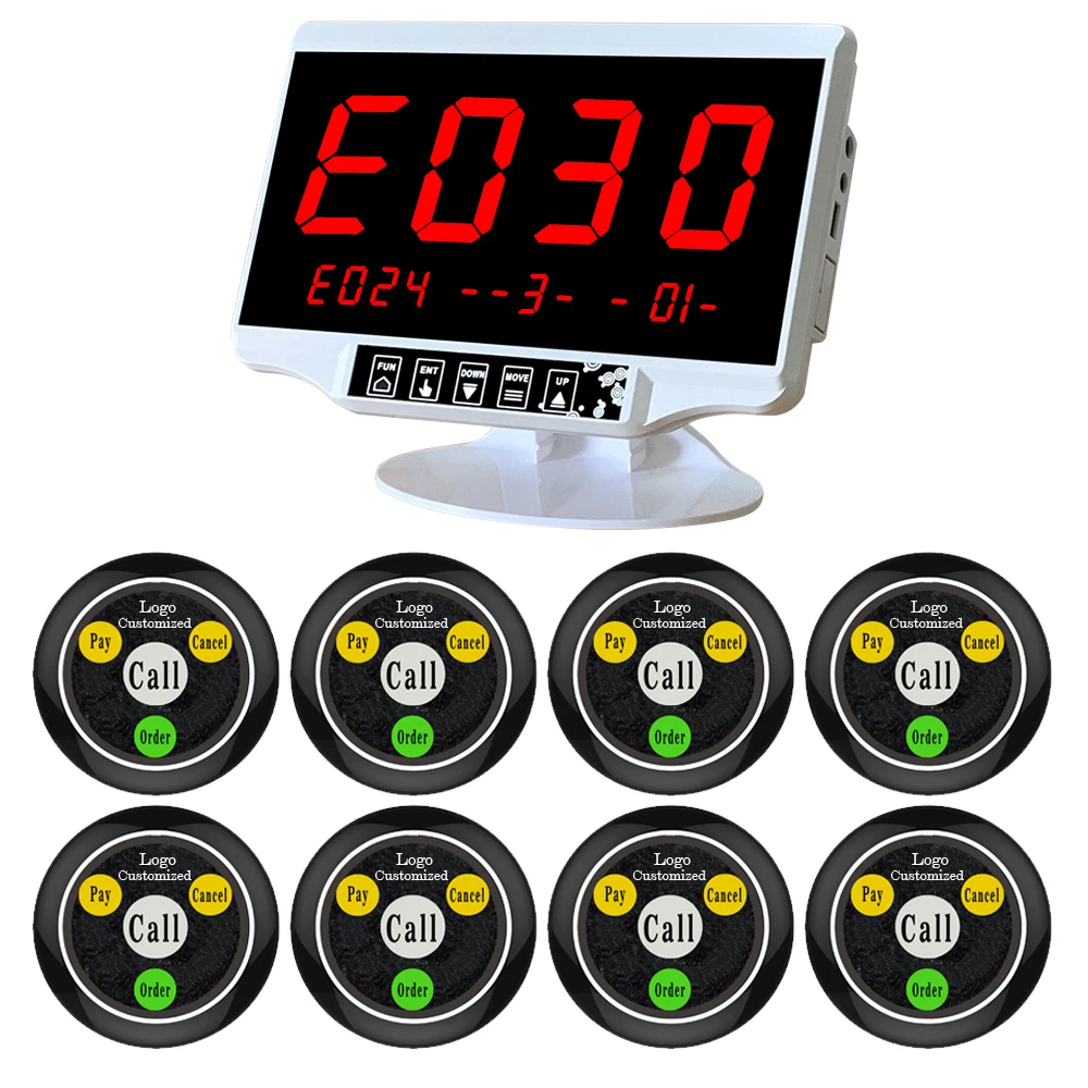 restaurant waiter call bell system cafe pager wireless