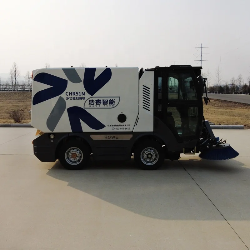 CHR51M sweeping scrubbing high-pressure washing pushing snow clearance snow blowing snow Diesel road sweeper cleaning machine