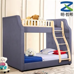 Modern Solid Wood Children Bedroom Furniture Princess Castle with Stairs Double Children Bed