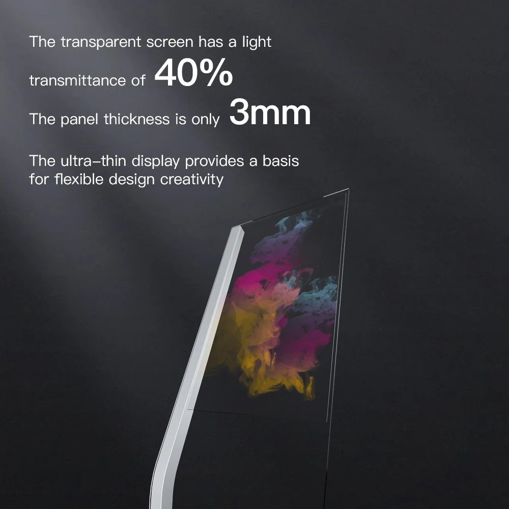 Transparent OLED Screen Touch Screen OLED display Monitor OLED Display For Advertising Player