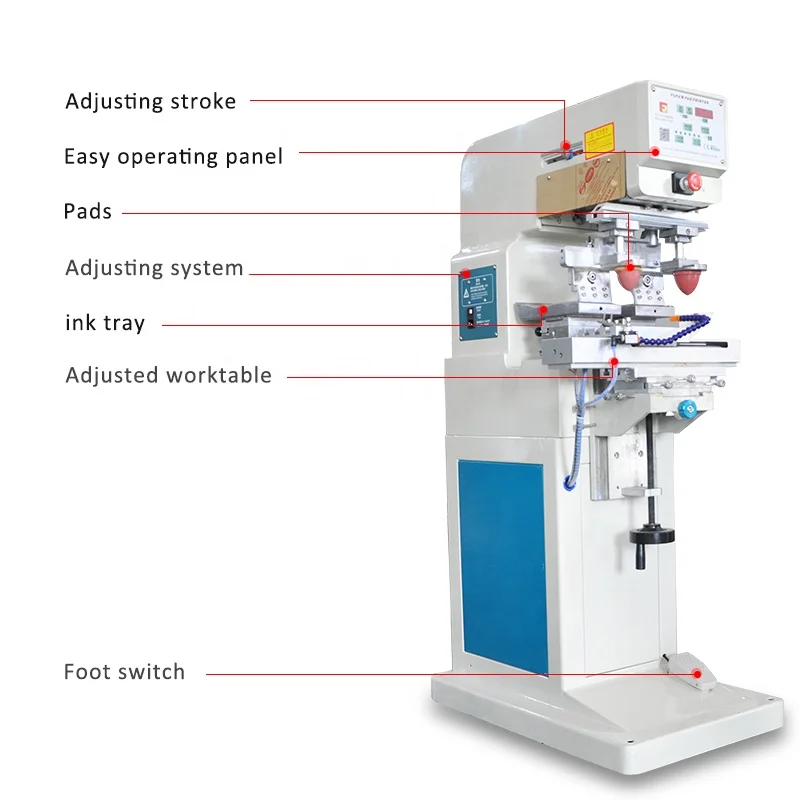 F-P150S2 Semi automatic two colors pad printer /automatic pad printing machine for pen
