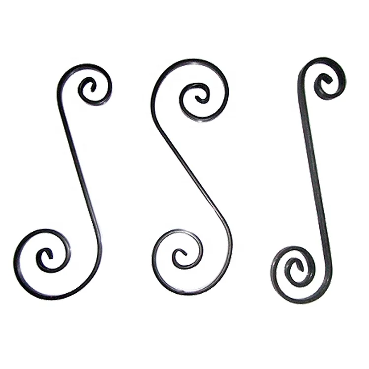 Панель из кованого железа с металлическими прокрутками размер под заказ