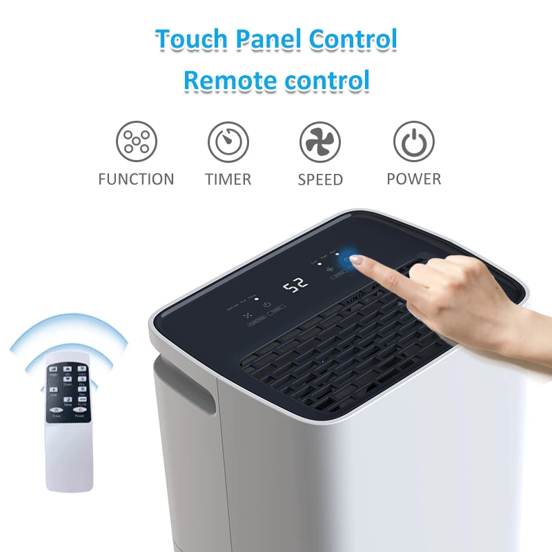 2023 hot sales GREENFLY JJPRO low noise smart WIFI air dehumidifiers 12L CE ROHS portable home dehumidifier