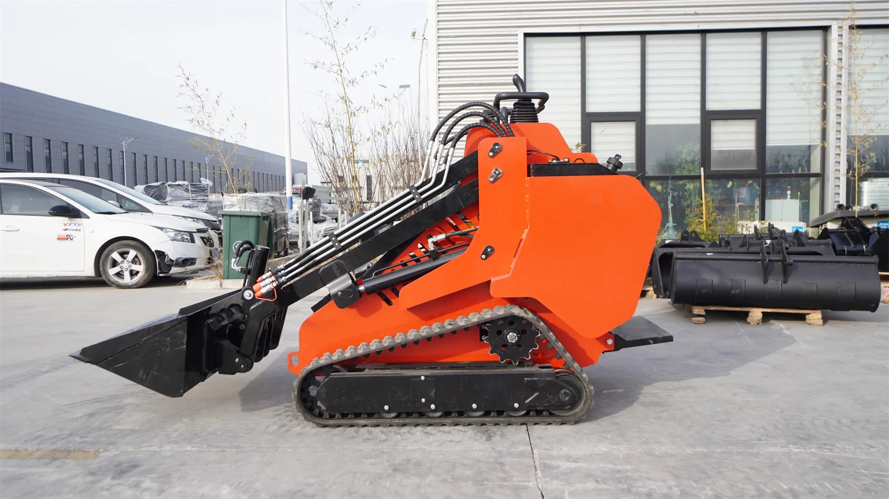 EPA EURO 5 Hightop HT530 14kw diesel engine diesel Three-cylinder engine Customized Tracked Mini Skid Steer Loader