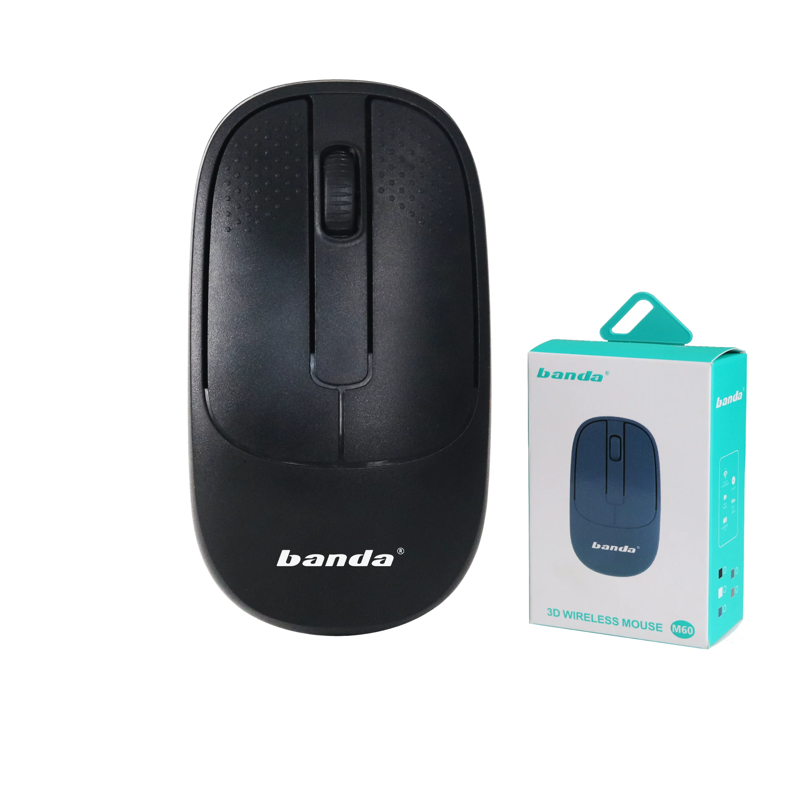 Portable Computer Mouse USB 2.4Ghz Optical Mouse PC Silent Custom Gaming Wireless Mouse