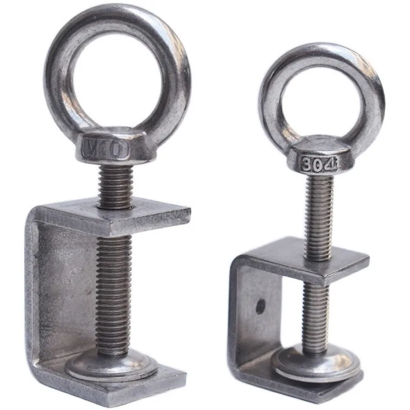 wholesale galvanised iron Eye bolt nut and 304 stainless steel eyebolt nut M3 M4 M5 M6 M8 M12 M24