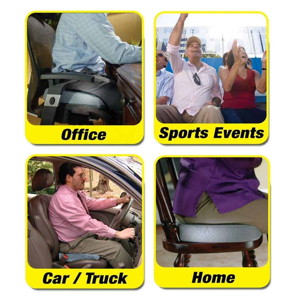 High Quality Orthopedic Comfortable Memory Foam Office Chair Seat Cushion