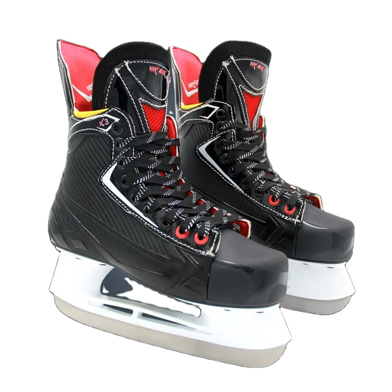 Vikmax brand Adult ice rental field hockey skates shoe