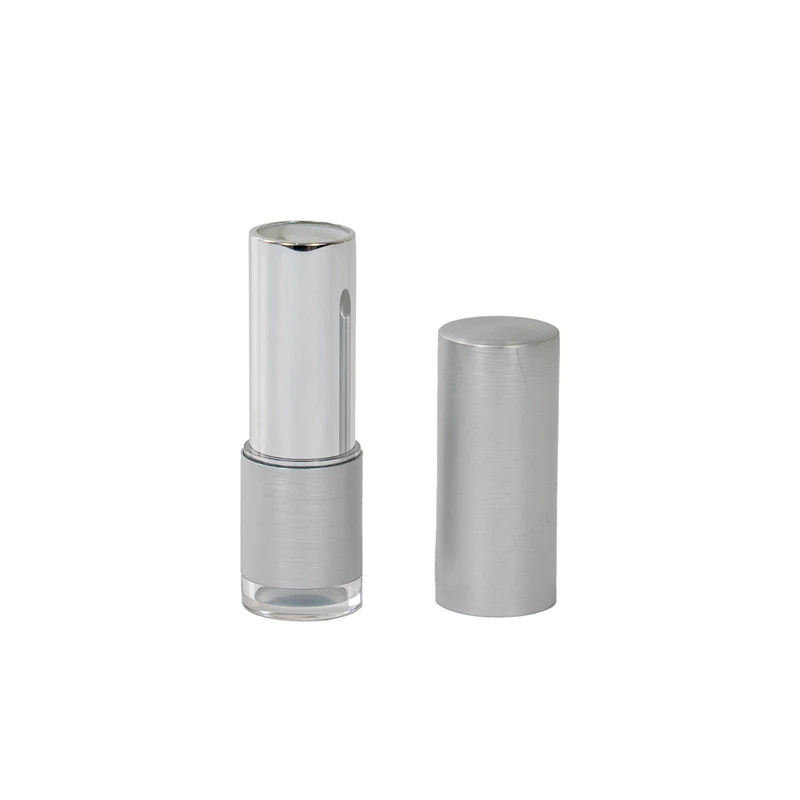 Luxury lip balm container private label lipstick pink purple custom color 3.5g 7g plastic aluminum lip balm tube