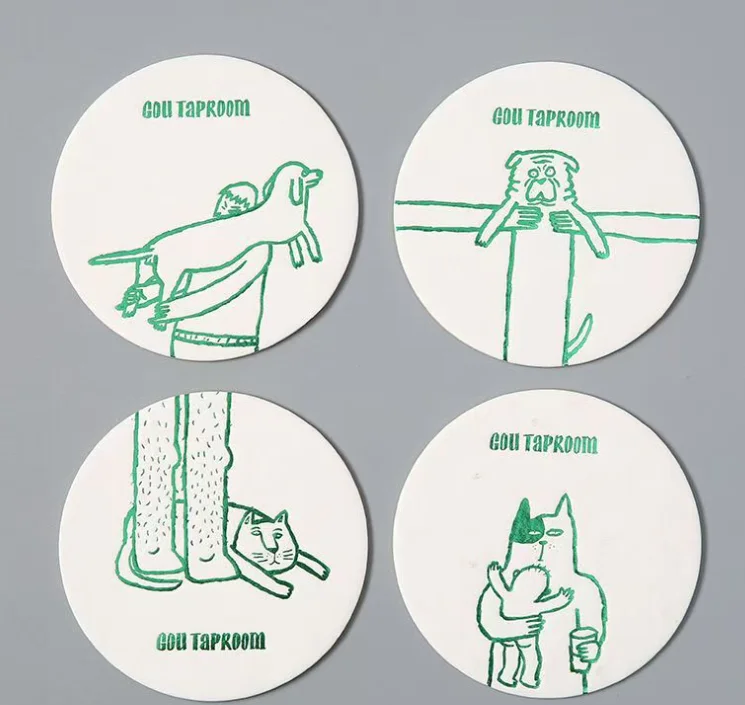 Wholesale Custom Printed Round Cheap Absorbent Paper Cardboard Drink Cup Beer Coasters