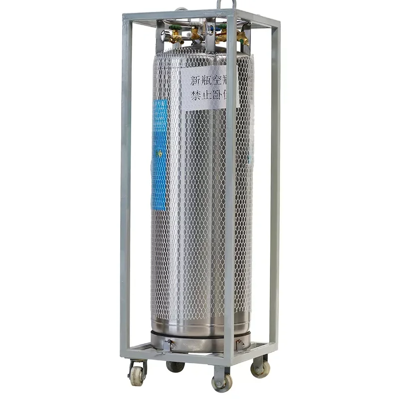 Cryognic  Dewar Tank Liquid Nitrogen Biological Storage Container biologic liquid nitrogen container195L 2Mpa