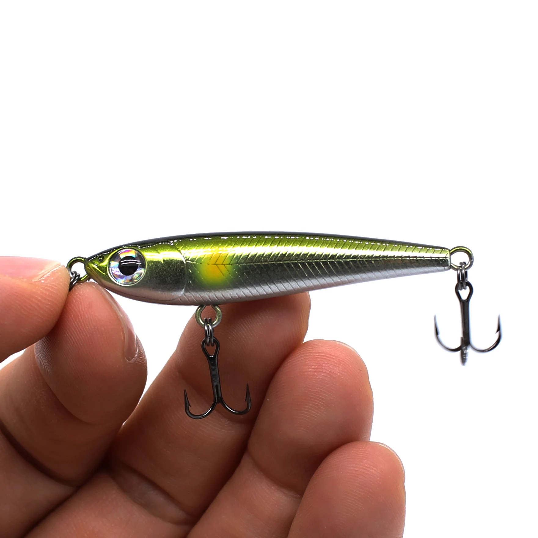 Hard Bait Fishing Lure Stick Tiny Sinking Pencil Lure 50mm 2.8g Wobbler Long Distance Easy Cast Inshore Boat Decoy