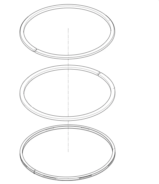 Weichai Wp12 vehicle piston ring engine spare parts