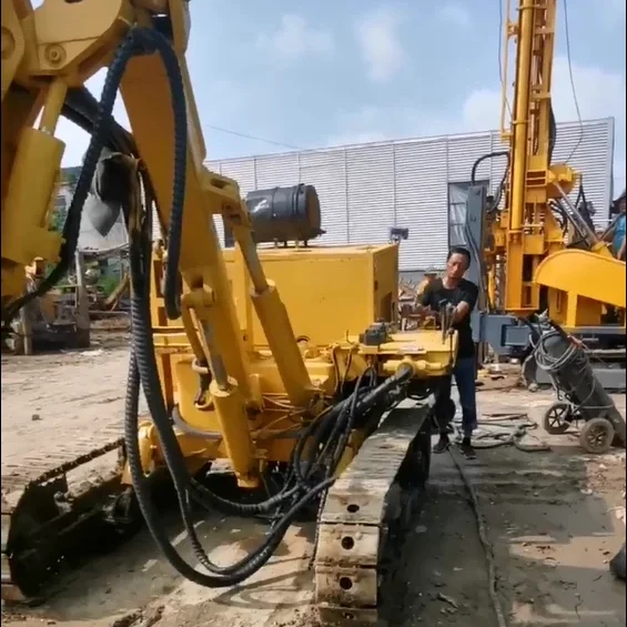 Jinke JK358 multifunction second hand used photovoltaic mining rig drilling rig drilling machine drilling equipment