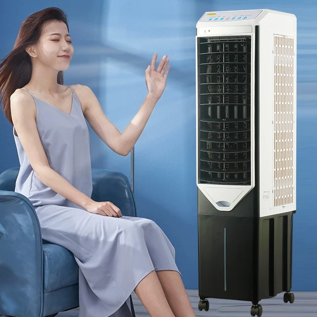 portable water air cooler fan evaporative AC air conditioner cooling fan room swamp cooler