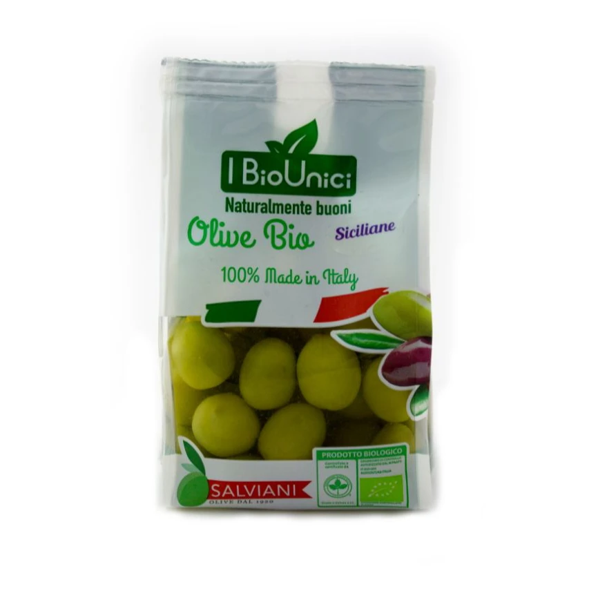 Biounici Castelvetrano Organic High Quality Italy Food Pickles And Pickled Olives Organic Fresh Olive