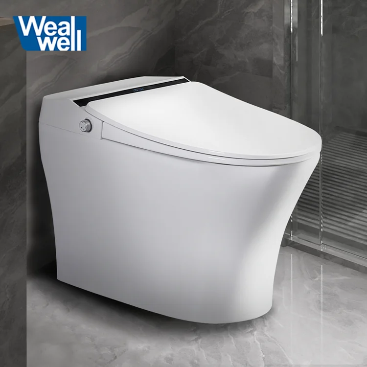 Smart Toilet One Touch Automatic Sensor One Piece Ceramic Toilet Sanitary Ware Floor Mounted