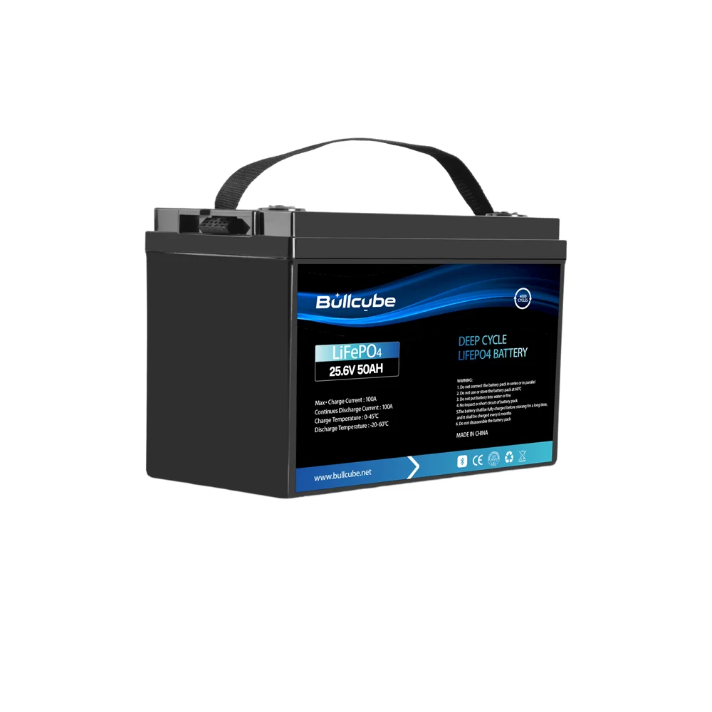 Bullcube waterproof lithium ion batteries 24v 1280wh scooter battery 24v 50ah 24v lithium ion battery