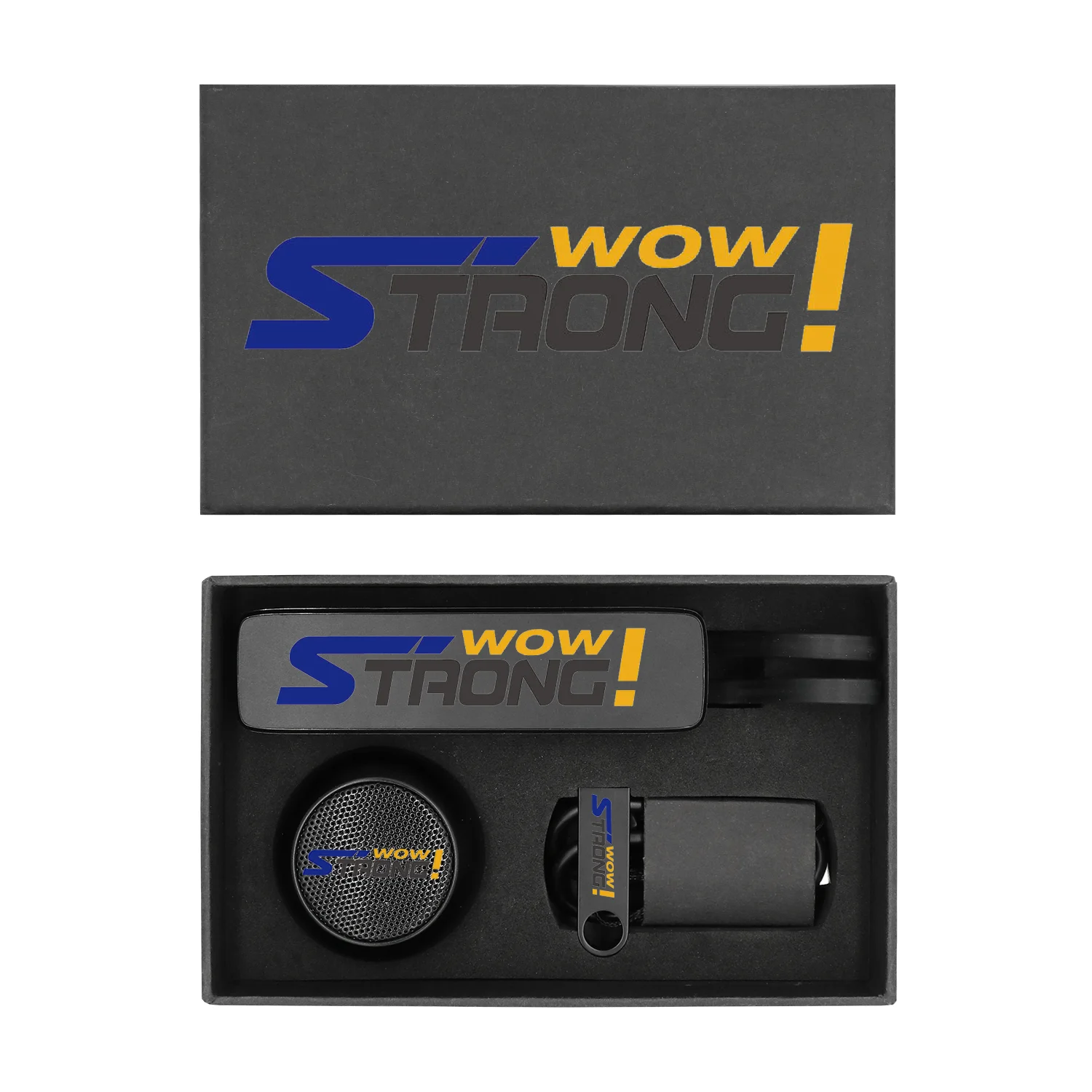 2025 Custom Logo Luxury Anniversary Gift Promotional Powerbank Flash Drive Corporate Business Gift Set