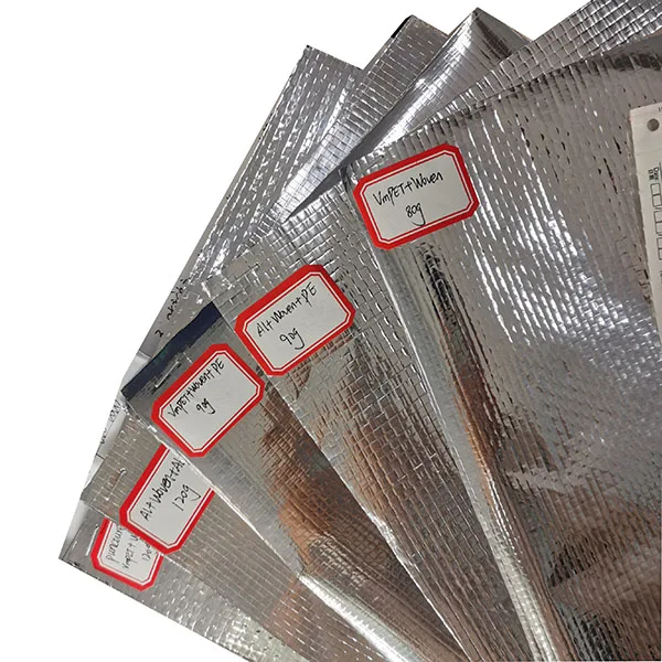 Reflective Insulation Sheet Thermal Reflective Aluminum Woven Fabric For Attic Insulation Steel House Insulation