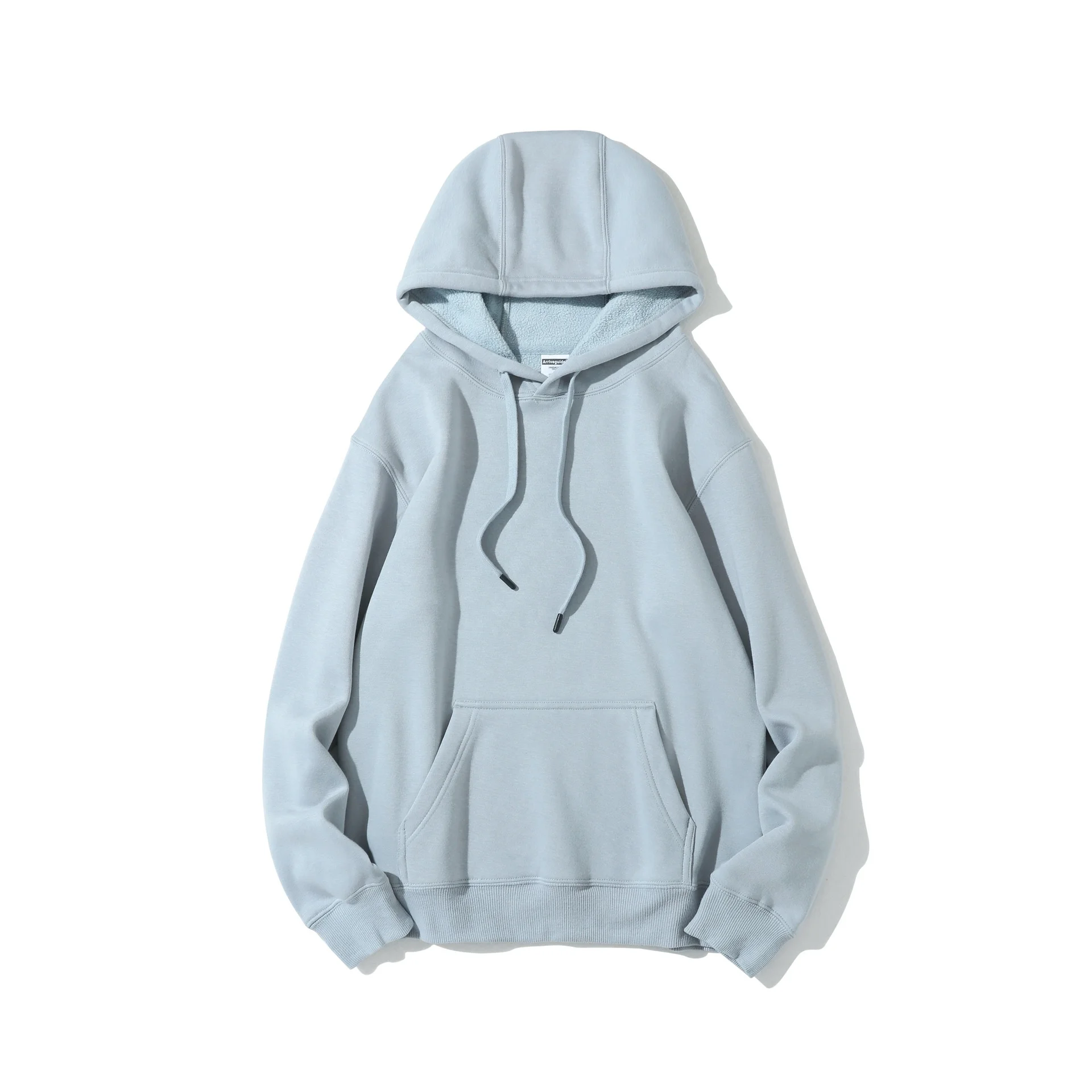 NO MOQ wholesale LOGO custom 400 gsm french terry cotton hoodies with fleece
