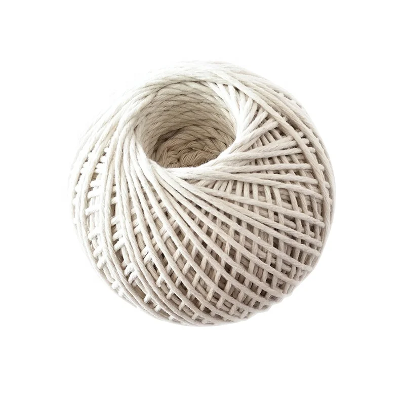 2MM 100M coloured cotton twine, bakers twine,cotton twine ball for christmas gift wrapping