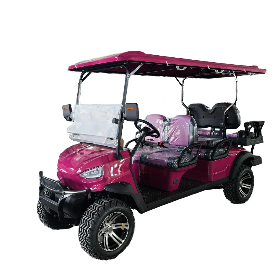 2/4/6/8 Seats Metal Steel Plastic Hunting Golf Cart Electric off Road Golf Carts Car Buggy Golf Scooter with Curtis