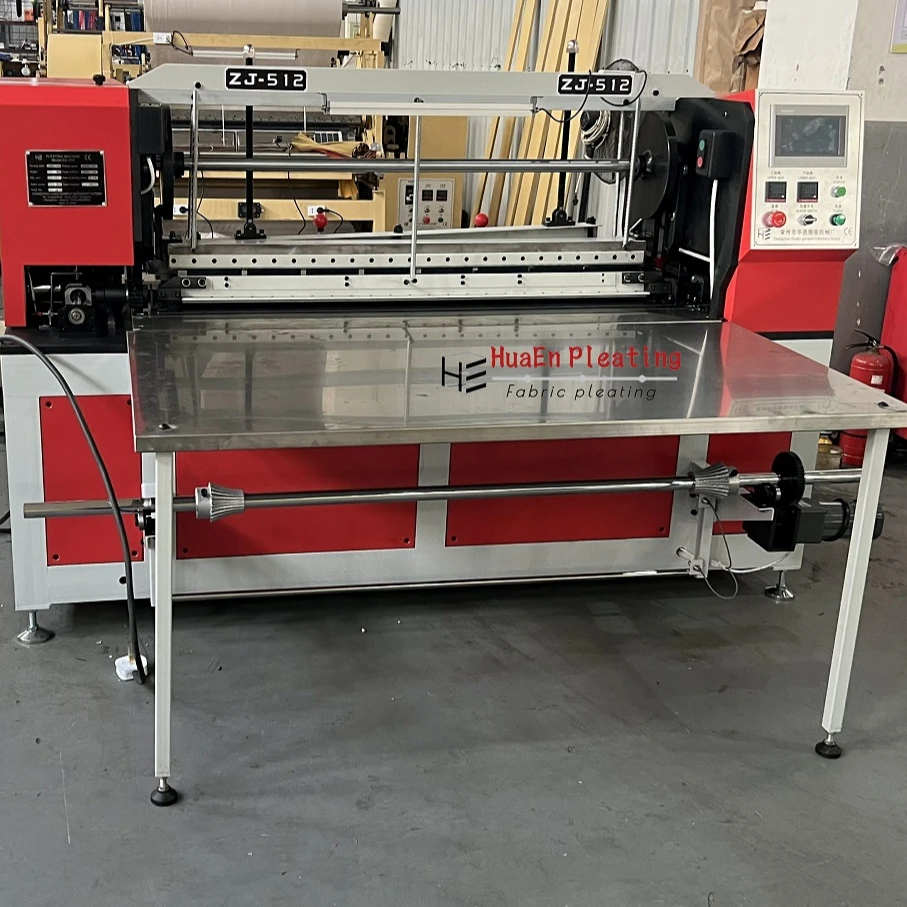 Manufacturer HuaEn ZJ516 ZJ516D fabric dress skirt pleating machine heat-set sunrise machine