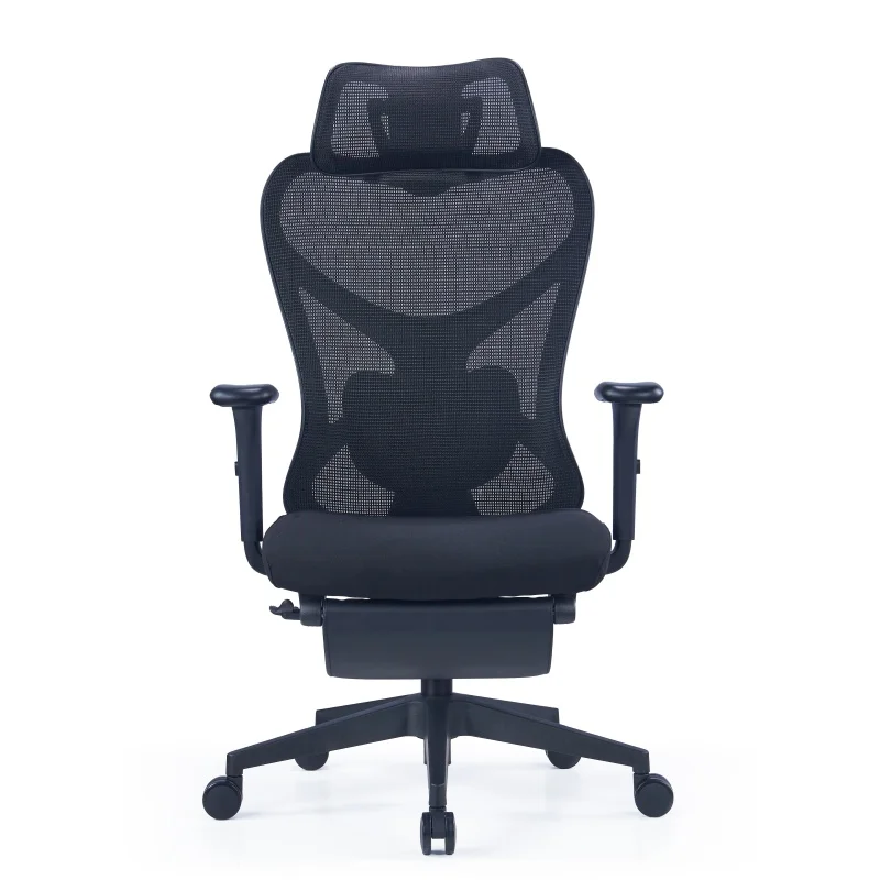 Swivel Revolving Office Chairs Ergonomic Gas Lift For Office Chair With Footrest Fabric Work Chair Office Modern