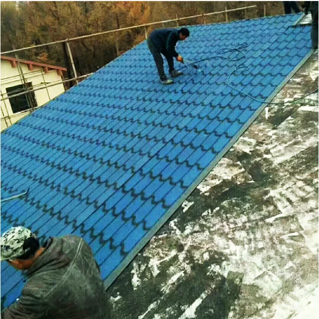 Roofing Construction Materials Light Weight Colorful Roofing Tile  for Flat Roofs