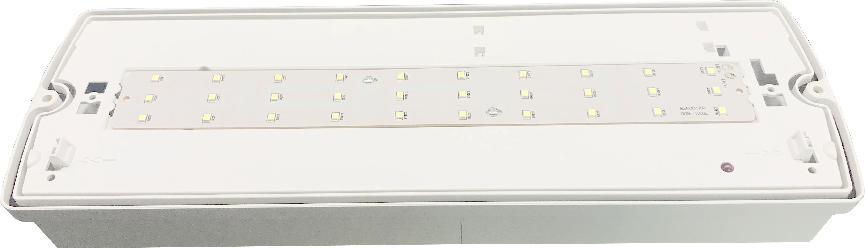 IP65 Ceiling /Wall mounting rechargeable waterproof bulkhead LED emergency light with battery backup