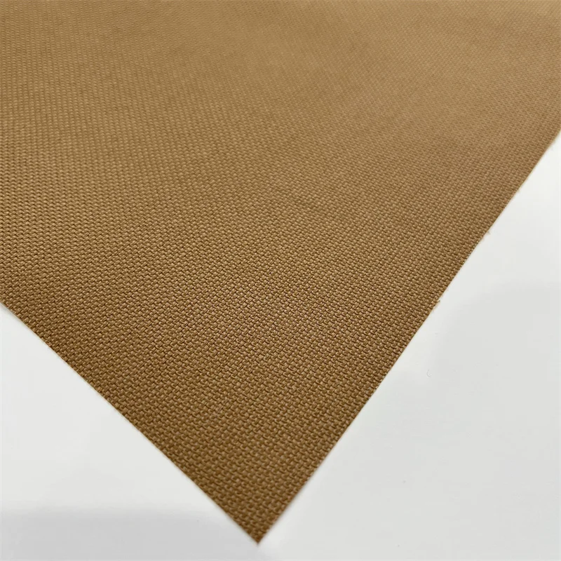 600D Pvc Coated KHAKI Polyester Oxford Fabric For bag material