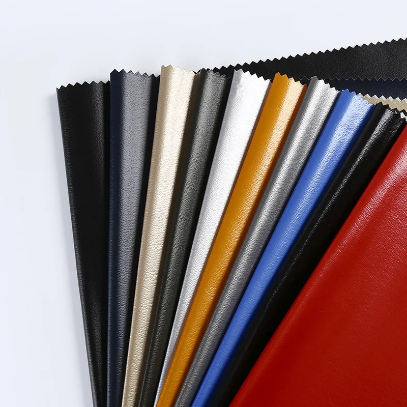 
Factory Wholesale White Carved Jacquard Dyed 100% Polyester Leather Fabric 