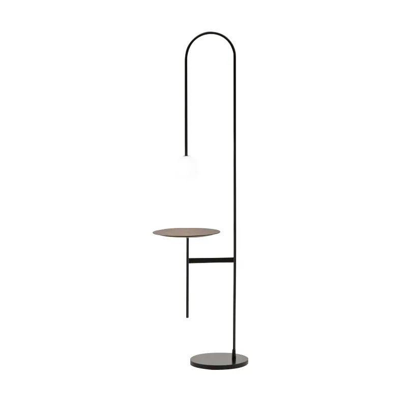 Nordic minimalist creative model room designer floor lamp living room bedroom study tray iron floor lamp