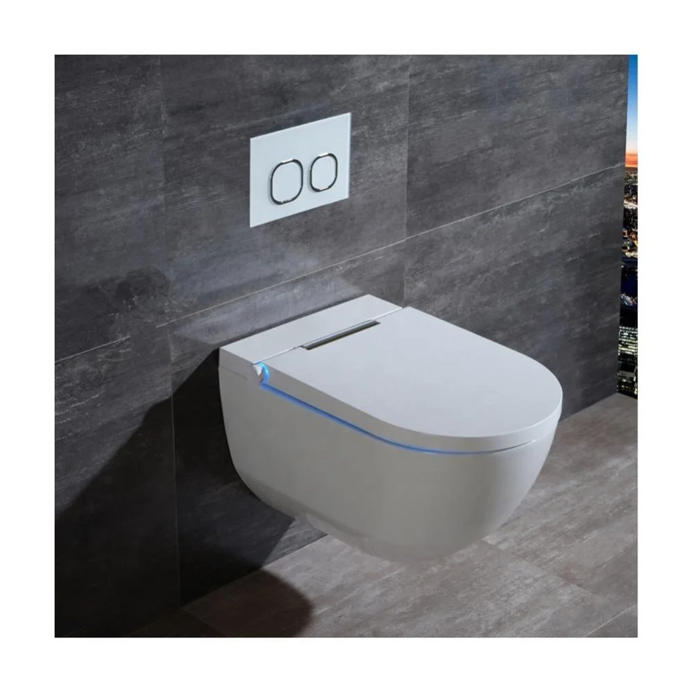 
Hot sale KD-T025A wall-hung intelligent one piece sensor smart electronic toilet bowl wc 
