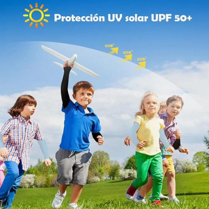 Custom Summer Sunscreen Cooling Breathable cycling arm sleeves Baby Use Ice Silk compression arm sleeve for arm