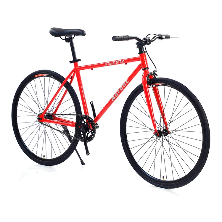 Fixie Bike Red -Single speed 700C steel frame fixed gear Road Racing Cycle cycles bike