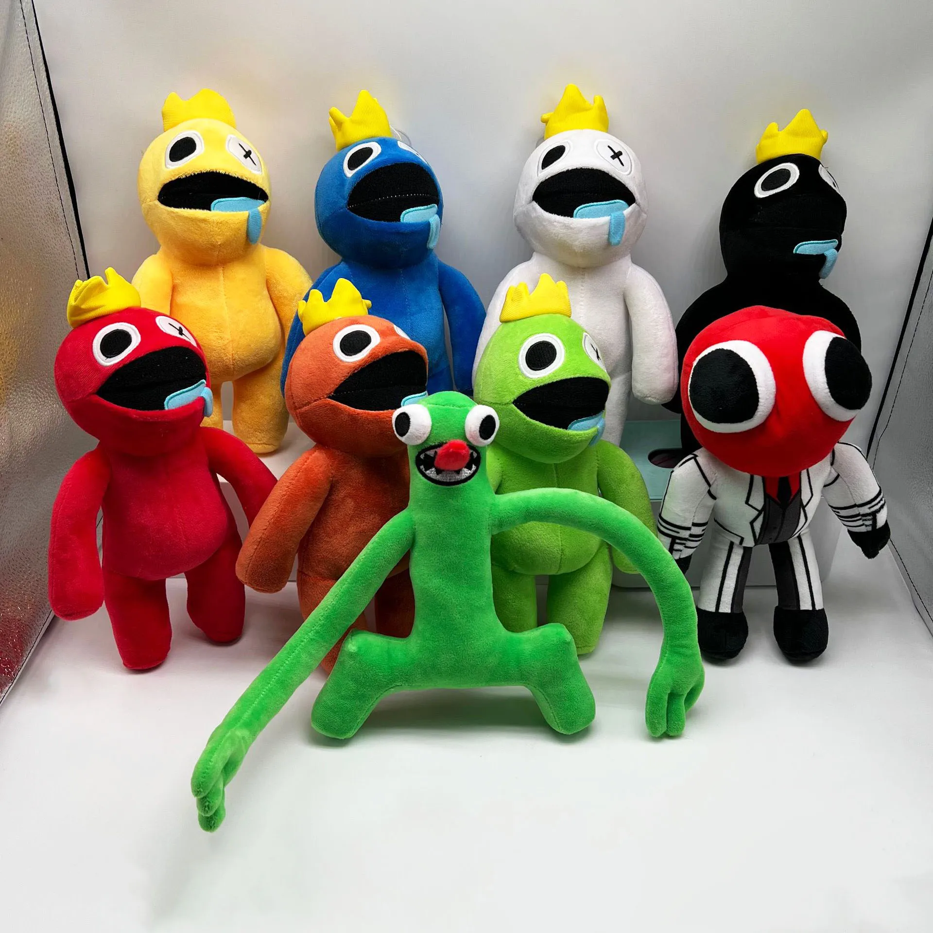 Rainbow Friends Plush Dolls Blue Monster Plushies Adventure Horror Game Stuffed Toy Halloween Christmas Gifts M3557