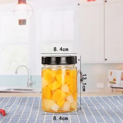 big bulk100ml 200ml high top pickle jar straight sided deep lid storage  jar for honey