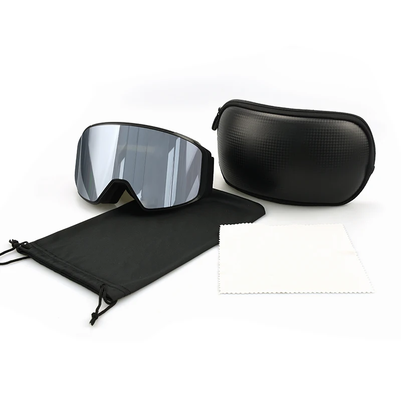 AIDY magnetic ski goggles custom snow snowboard goggles ski glasses for men women custom logo printed ski goggles Gafas de nieve