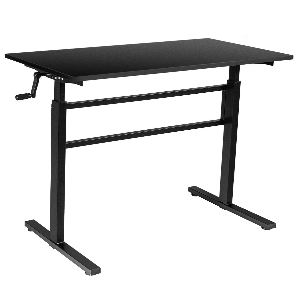 Height Adjustable Ergonomic Sit Stand Manual Stand-up Sit-stand Computer Lift Table Laptop