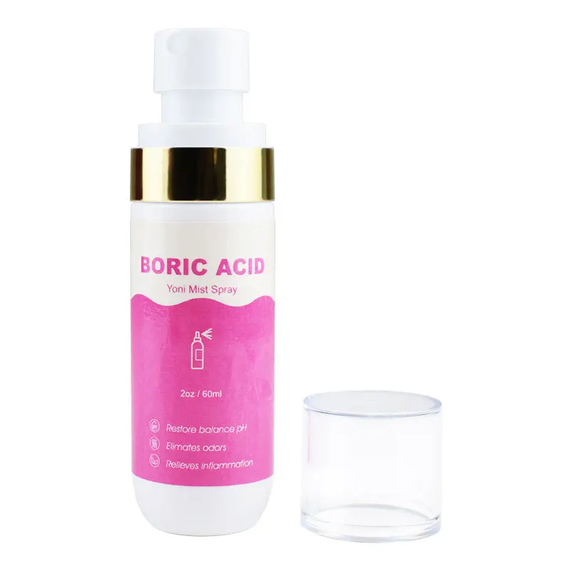 Private Label Yoni Spray Feminine Vaginal Care Remove Odor Women Cleaning Medical Boric Acid Yoni Mist Spray
